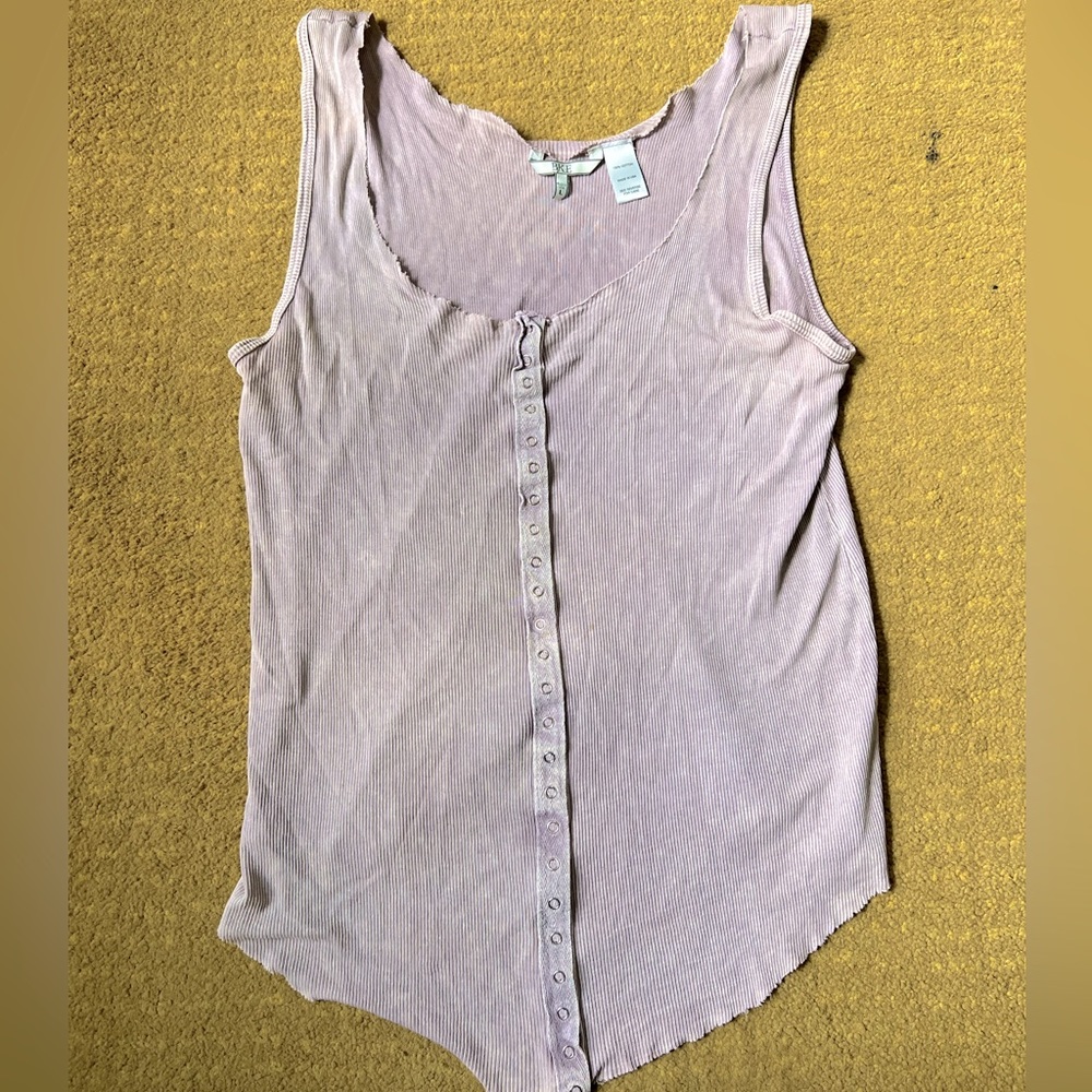 Light Purple Buckle Tank L